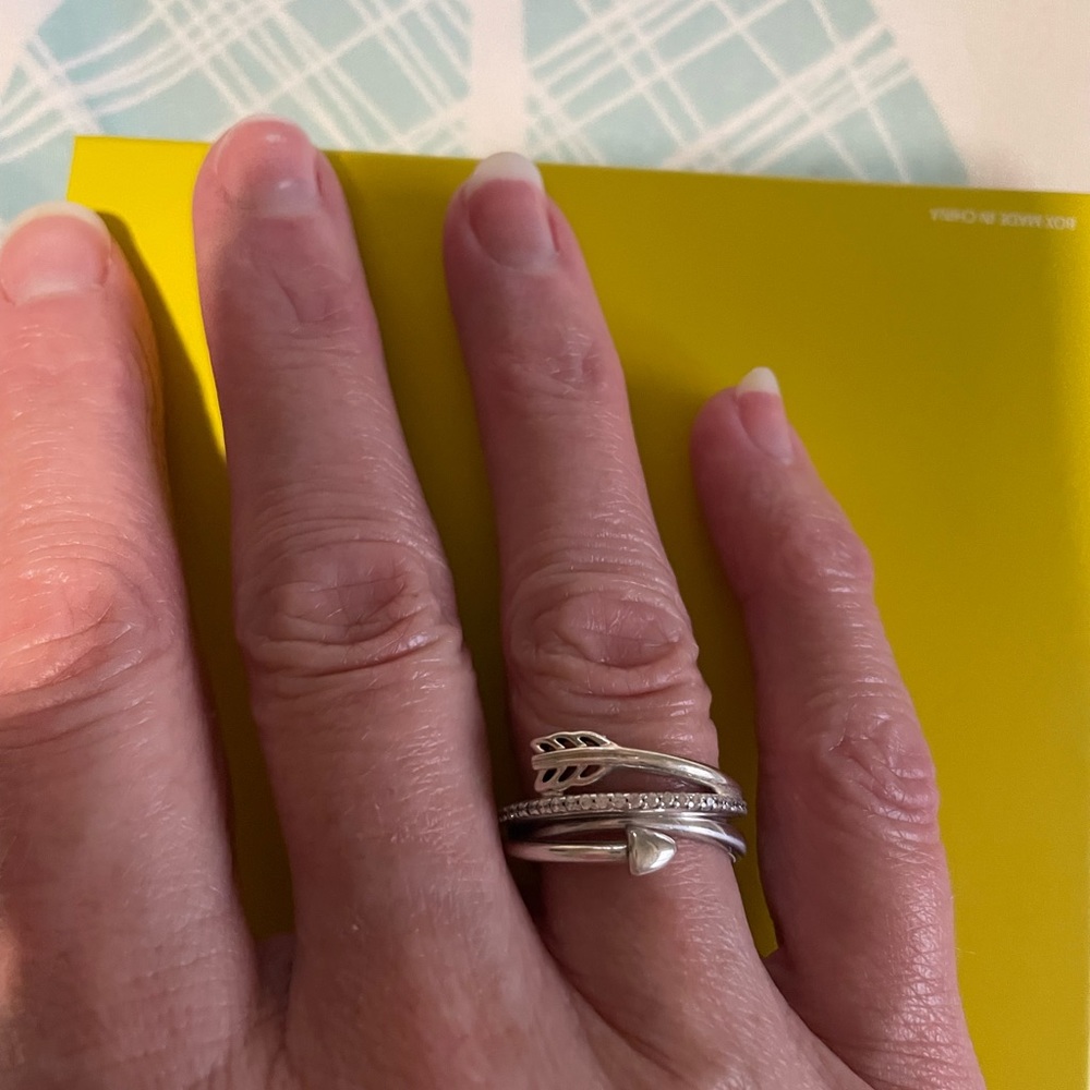 Pandora Wrap around Sterling Silver Ring